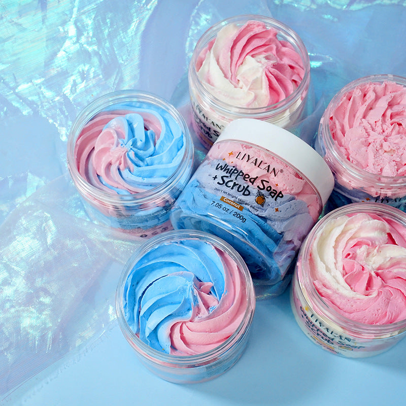 Liyalan Whipped Body Soap & Scrub
