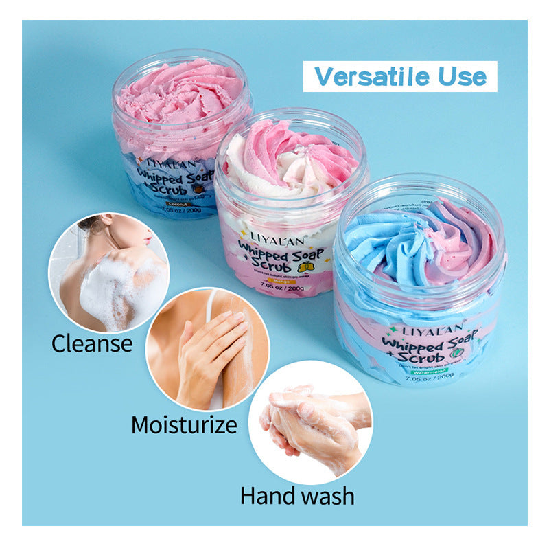 Liyalan Whipped Body Soap & Scrub