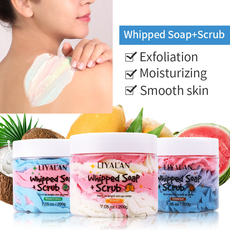 Liyalan Whipped Body Soap & Scrub
